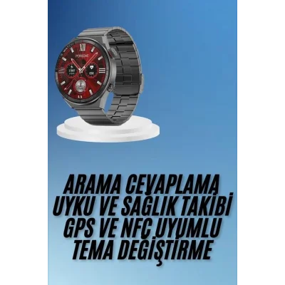  Çağrı Cevaplama Sesli Asistan Çoklu Dil Desteği 5.0 Bluetooth Akıllı Saat