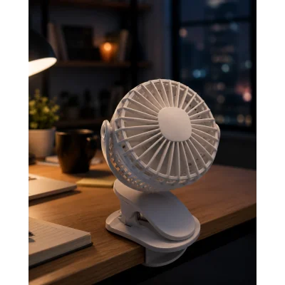 BUĞZ Çalışma Masası ve Yatak Başlığı İçin Klipsli Mini Fan