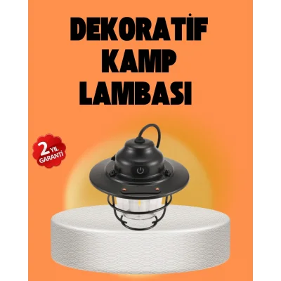  Çam Kozalağı Şekilli Retro Kamp Gece Lambası