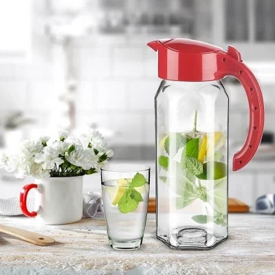 BUĞZ Cam Sürahi Ala Jug 1500 ML