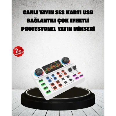 BUĞZ Canlı Yayın ve Karaoke İçin Profesyonel Ses Kartı Bluetooth Destekli
