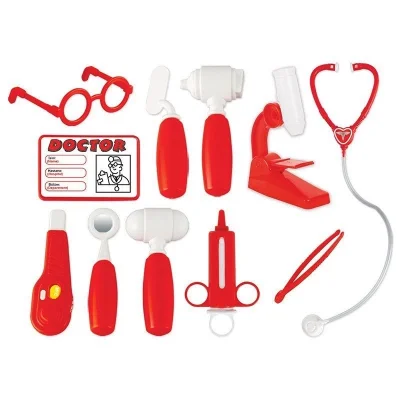  Çantalı Doktor Seti Kırmızı