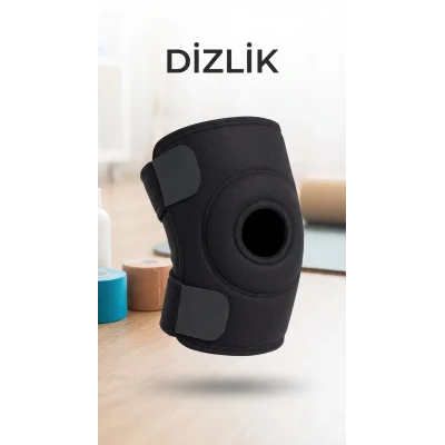 BUĞZ Çapraz Bağ Destekli Diz Korsesi Menisküs Ağrısı İçin Termojel Hediyeli