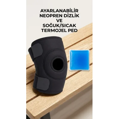 BUĞZ Çapraz Bağ Destekli Diz Korsesi Menisküs ve Spor Ağrıları İçin
