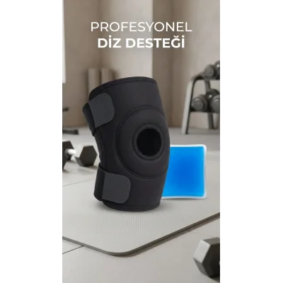 BUĞZ Çapraz Destekli Sporcu Diz Korsesi Menisküs Ağrısı İçin Termojel