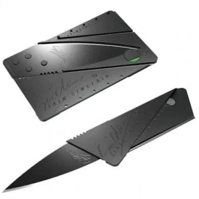 BUĞZ Cardsharp Kredi Kartı Şeklinde Bıçak Kutusuz