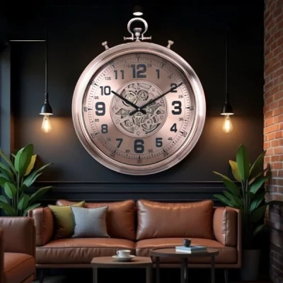 BUĞZ Çarklı Duvar Saati 52 cm