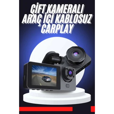  CarPlay Fotoğraf ve Video Kaydedici Araç İçi Kamera Ekranlı