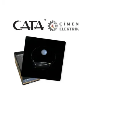  CATA CT 5170 1W Siyah Kasa Sensörlü Koridor Aydınlatması 3200K Gün Işığı