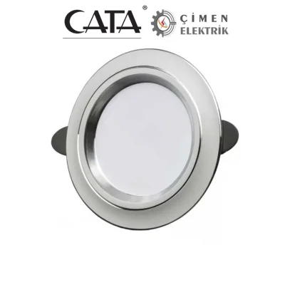  CATA CT 5257 Beyaz Kasa Zebra Led Spot 6W 3 Renkli