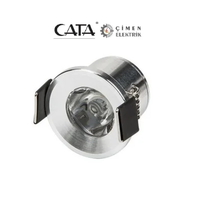 BUĞZ CATA CT 5270 1 W Yıldız Led Spot Satin Kasa 3200K Gün Işığı