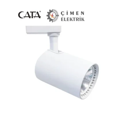 BUĞZ CATA CT 5333 Ledli Ray Spot 30W Beyaz Kasa 3200K Gün Işığı