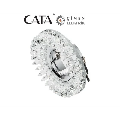 BUĞZ CATA CT 6569 Menekşe Kristal Cam Spot Kasası