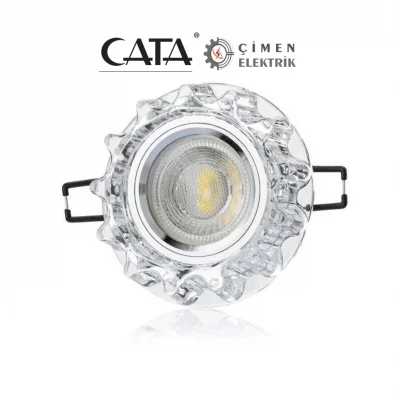  CATA CT 6595 Kristal Cam Led Spot Kasası
