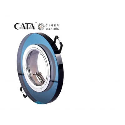  CATA CT 6646 Zambak Dekoratif Kristal Cam Spot Kasası