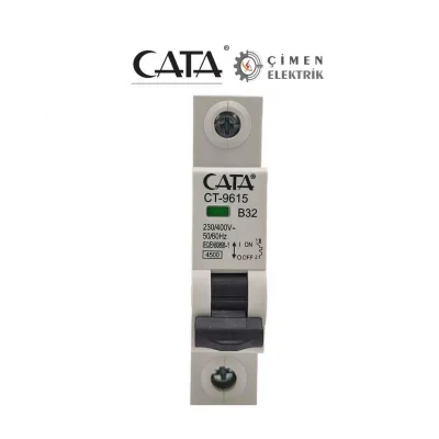  CATA CT 9615 1X32A 4.5Ka B Tipi Otomatik Sigorta