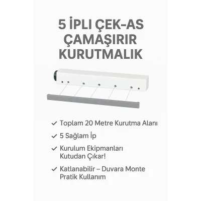 BUĞZ Çek As Ger As 5 İpli 20 Mt