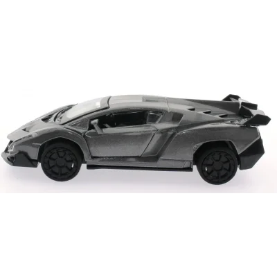  Çek Bırak Gri  Metal Spor Araba Sl6607B