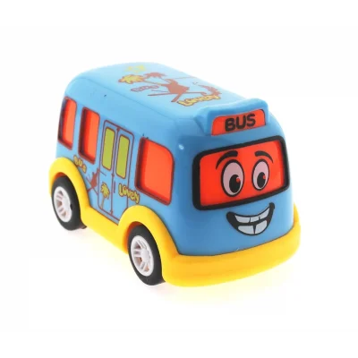  Çek Bırak Mini Sevimli Mavi Otobüs