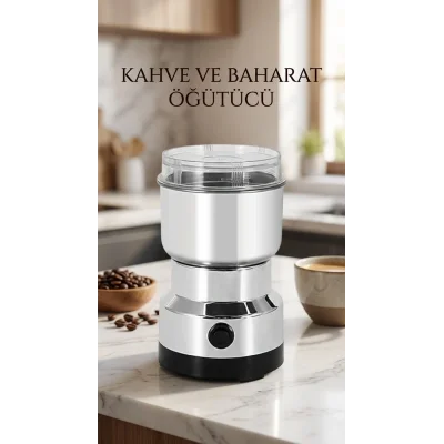 BUĞZ Çelik Kahve ve Baharat Öğütücü Makine, Ayarlanabilir Öğütme