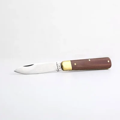  Cemil Erişen Bursa Çakı No:1 - 15,5 cm , Ahşap Sap, Perçinli, Tek Sarı