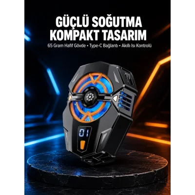 BUĞZ Cep Telefonu Radyatörü Yarı İletken Hızlı Soğutma ve Dijital Ekran Kontrollü