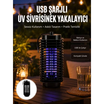 BUĞZ Çevre Dostu Elektrikli Sivrisinek Öldürücü Lamba – 50m² Etki Alanı Yeni Nesil