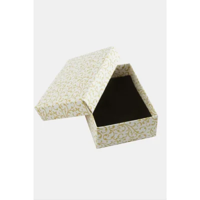  Çiçek Desenli Set Kolye Kutusu