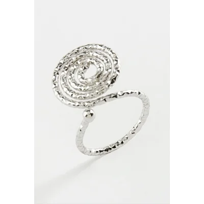 BUĞZ Çiçek  Metal Yüzük