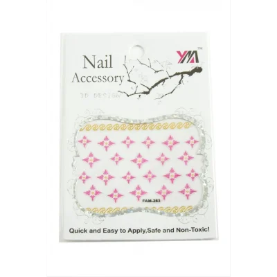  Çiçek Tırnak Aksesuarı Tattoo Sticker