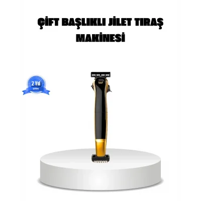 BUĞZ Çift Başlıklı Şarjlı Tıraş Makinesi – Sinek Kaydı Performans, Yıkanabilir Başlık, Taşınabilir Tasarım