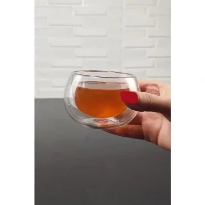 BUĞZ Çift Cidarlı Cam Reçellik 6 Adet