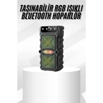 BUĞZ Çift Çıkışlı Güçlü Bataryalı Kablosuz Yüksek Ses Kaliteli Bluetooth Hoparlör - BUĞZ