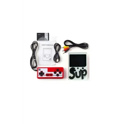 BUĞZ Çift kollu mini atari oyun konsolu beyaz renk bluetooth özellikli oyun cihazı - Elektronik