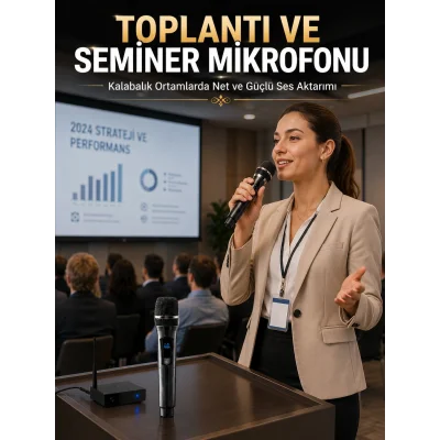 BUĞZ Çift Mikrofon Seti Profesyonel Ses Performansı