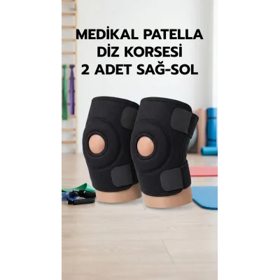 BUĞZ Çift Taraflı Patella Destekli Menisküs Ağrısı İçin Spor Dizlik