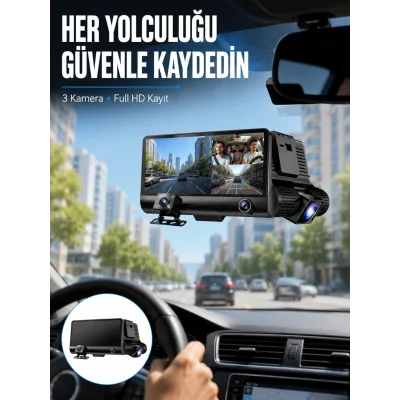 BUĞZ Çift ve Üçlü Lens Seçeneği ile Tüm Açılardan Kayıt Yapan Araç Kamerası Yeni Nesil