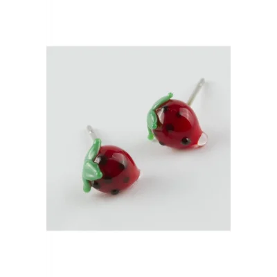 BUĞZ Çilek Cam Küpe