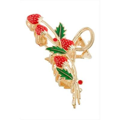 BUĞZ Çilek Metal Mandal Toka 11 cm