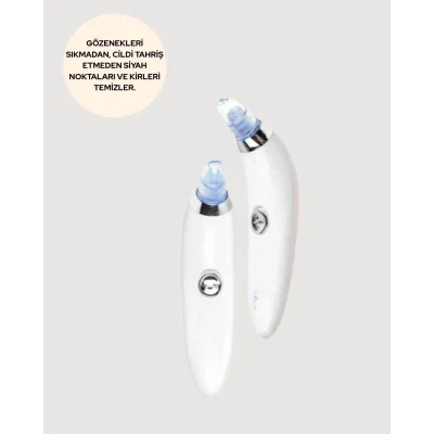 BUĞZ Cilt Dostu Vakumlu Siyah Nokta Temizleyici – Siyah Nokta, Yağ ve Makyaj Kalıntılarına Karşı - Lisinya