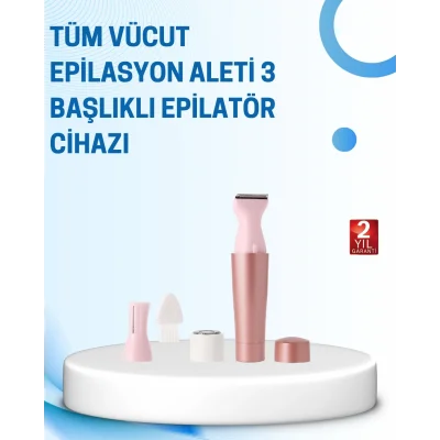  Cilt Pürüzsüzleştirici ve Tüy Temizleyici