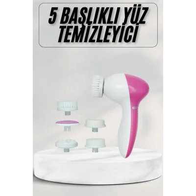 BUĞZ Cilt Temizleme ve Masaj Aleti 5 Başlıklı Akne ve Sivilce Önleyici - BUĞZ