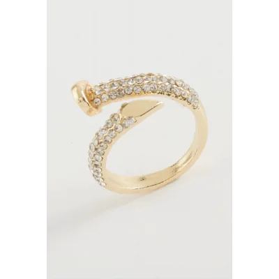  Çivi Zirkon Taşlı Yüzük