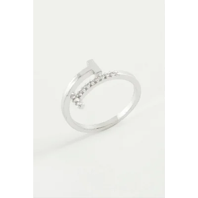  Çivi Zirkon Taşlı Yüzük