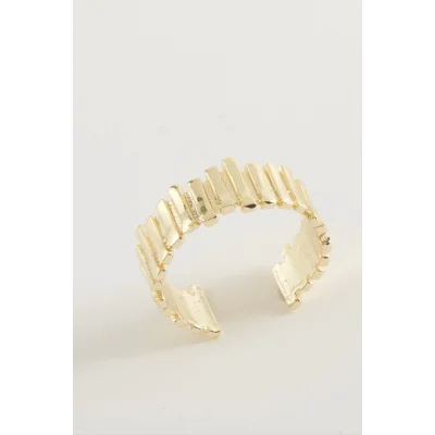  Çizgili Metal Yüzük