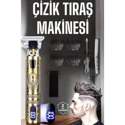 BUĞZ Çizik Tıraş Makinesi Şarjlı Paslanmaz Çelik Bıçaklı Uzun Ömürlü - BUĞZ
