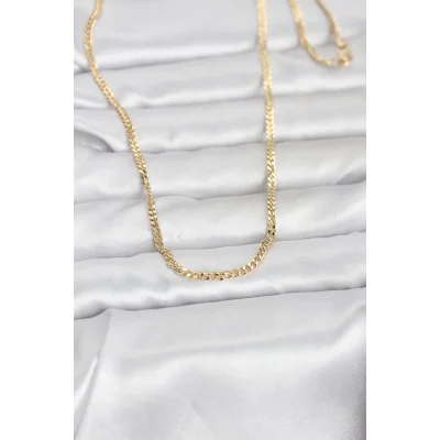 BUĞZ CM 14K Gold Renk 60 cm Zincir Kadın Kolye