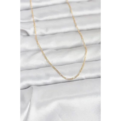 BUĞZ CM 14K Gold Renk 60 cm Zincirli Kadın Kolye