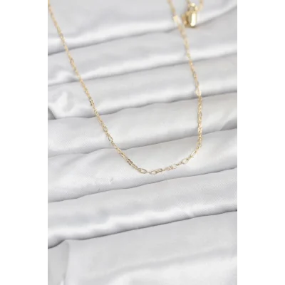 BUĞZ CM 14K Gold Renk 60 cm Zincirli Kadın Kolye