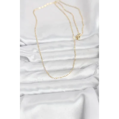 BUĞZ CM 14K Gold Renk 60 cm Zincirli Kadın Kolye - BUĞZ